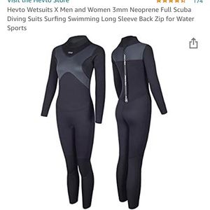 Hevto Women’s Neoprene Scuba Diving Wetsuit NEW